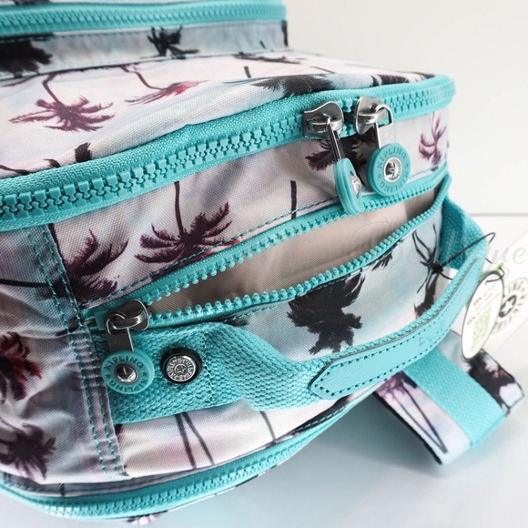 NWT Kipling KI0947 Seoul XL Backpack Laptop Travel Polyester Shadow Palm Multi main image 13